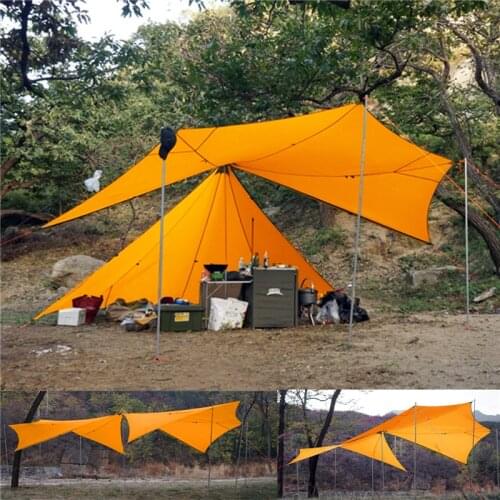 10 Persons Ultralight Outdoor Camping Teepee Tent Throwing Waterproof Camping Tent Inner tent Ultralight Backpacking Tents