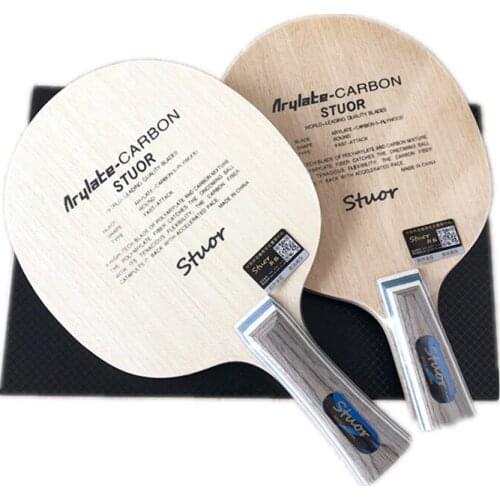 Professional Arylate Carbon Fiber Table Tennis Blade FL/ST Grip Ping Pong Racket Blade Table Tennis Accessories Table Tennis Bat
