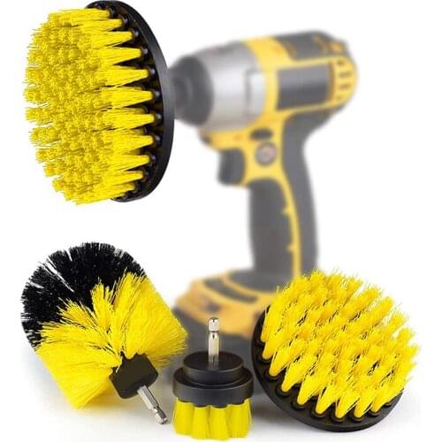 Drill Brush Scrub Brush Electric Drill Attachment Power Scrubber Cleaning Brush for Cleaning Bathroom Pool Tile Flooring