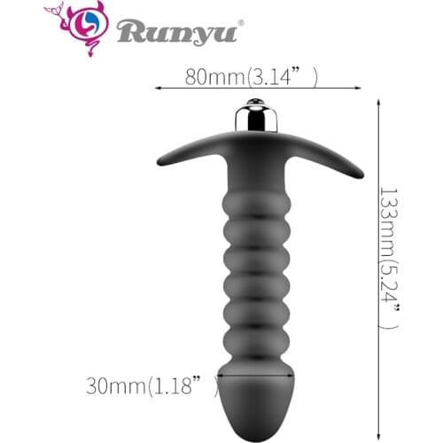 Silicone Vaginal Vibrator Vibrating Anal Butt Plug Waterproof Prostate Massage Clit Stimulator Masturbator Sex Toy For Men Women