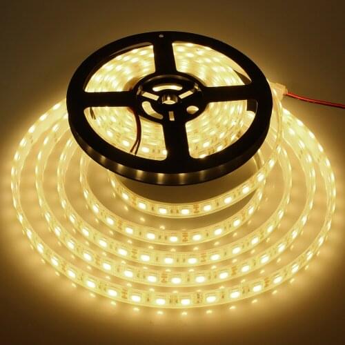 Super bright Waterproof IP68 LED Strip 5050 SMD Aquarium Pool Lighting 5m 300 Leds DC 12V Fita light led strips for tv