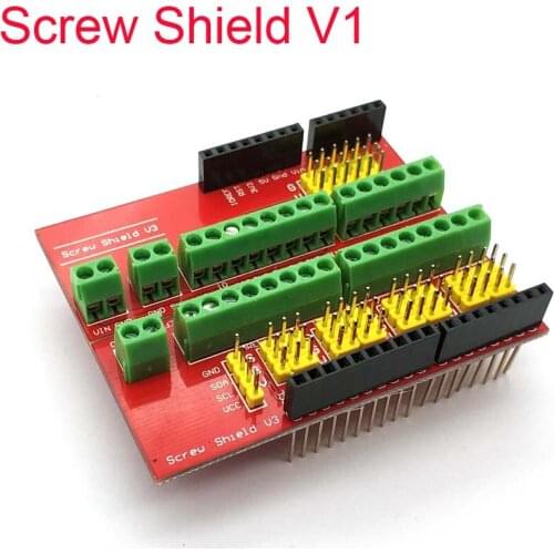Screw Shield V1 terminal V3 expansion board is compatible UNO R3 Interactive Media Moudle for Uno