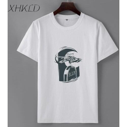 XHKLD T-Shirts Mens Animal Eagle Print Funny Camisetas Hombre Summer Casual Male Streetwear Hipster Hip Hop loose Tees shirt Top