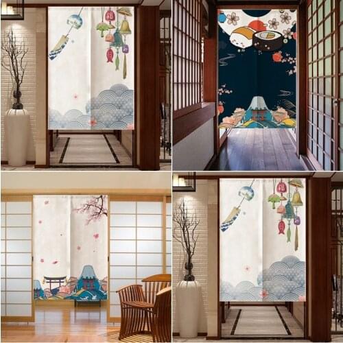 New Japanese Entrance Curtain Door Screens Decoration Dust-proof Door Curtain for Kitchen Bedroom Home Drape Decoration