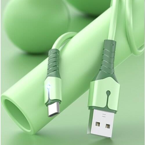 5A Liquid Silicone 1m USB Type C Charger Cable For Samsung S10 S20 Huawei P30 Xiaomi Mi 9 xiaomi Redmi Note 7 8 K30 5A