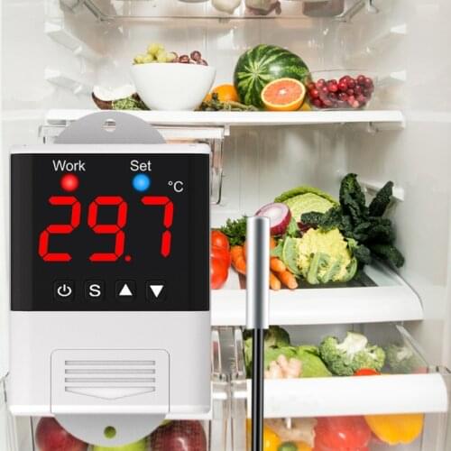 110V-230VAC 10A WIFI Temperature Controller Digital Thermostat Remote Control Waterproof DS18B20 for Aquarium Incubator