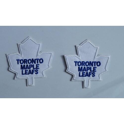 Canada national Canadian white maple leaf applique iron-on patch (Size is about 7.3 * 7.8 * cm)