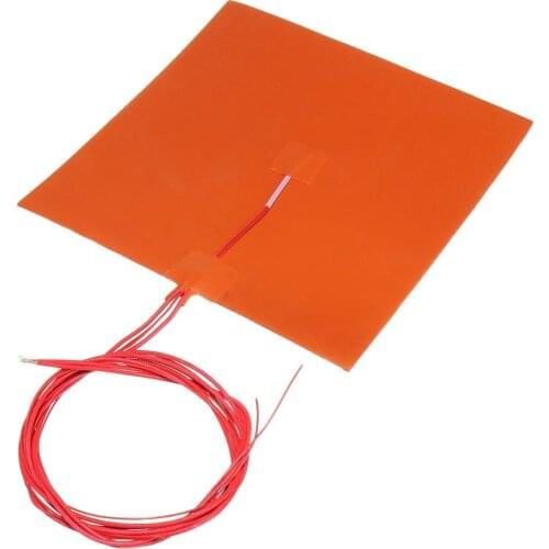 370x220 800W Silicone Heater Mat for 3D Printer Heat Bed/Mat C/W Adhesive, NTC 100k with SSR