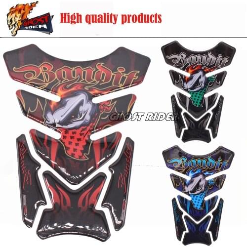 Motorcycle 3D Tank Pad Gel Protector Sticker Bandit Tankpad Case for Kawasaki Z750 Z800 Z900 for Yamaha Suzuki Honda CBR Tank