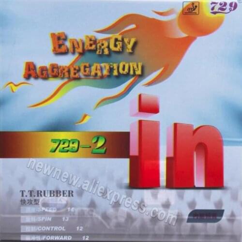 729 729-2 ENERGY AGGREGATION Attack and Loop) Pimples in Table Tennis (PingPong) Rubber With Sponge