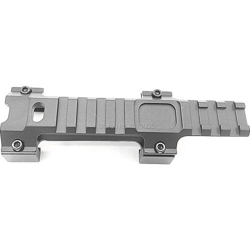 Aluminum 20mm Picatinny Weaver Scope Rail Mount Base Claw for MP5 G3 Series Airsoft Gun Hunting Mount with Wrench Wholesale