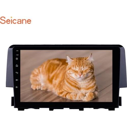 Seicane Android 8.1 9 inch 2Din GPS Head Unit Car Radio For Honda Civic 2016 car Multimedia Player support Wifi OBD2 USB AUX