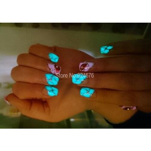 White color Glow Sky Blue Light Luminous powder phosphor powder,500g/bag,DIY advertisement pigment,Glowing in Dark Dust Powder