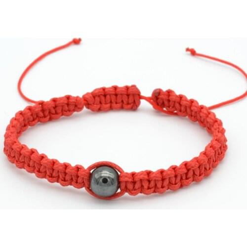 Couples Bracelet Classic Natural Stone Hematite bracelets men Women Best Friend Hot bangles fashion Chain Adjustable Jewelry