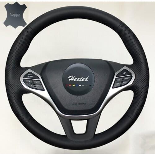 Genuine Nappa Leather Auto wheel steering cover For CHERY ARRIZO 7 Braid on the steering wheel case