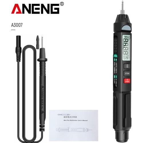 ANENG A3007/A3008 Digital Multimeter Auto Intelligent Sensor Pen Tester 6000 Counts NonContact Voltage Multimetre polimetro
