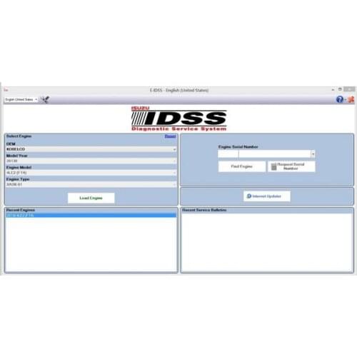 For Isuzu E-IDSS Engineering Release 2018- Isuzu Diagnostic Service System