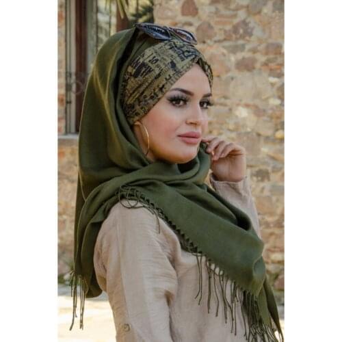Cotton print muslim hijab scarf Islamic inner hijab caps arab shawl hijab femme musulman turbante mujer
