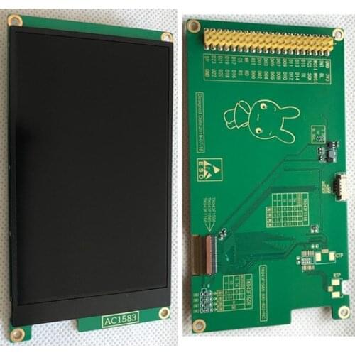 IPS 4.3 inch 16.7M TFT LCD Resistive Touch Screen with Adapter Board HX8369A IC 480*800 RGB888/24Bit MCU Interface