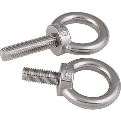 304stainless Steel Ring Screw Lengthening Ring Bolt M3M4M5M6M8M10M12M14M16M18M24 1pcs