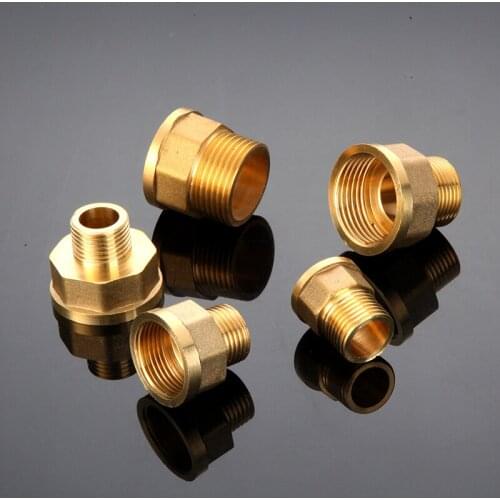1/2" 3/4" 1" BSP Female To Male Thread Brass Pipe Fitting Connector Adapter