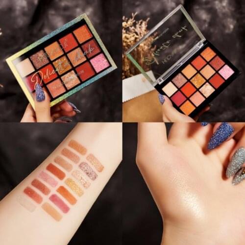 15 Colors Matte Eye Shadow Earth Color Eye Shadow Palette Waterproof Long Lasting Eye Shadow Makeup Cosmetics TSLM1