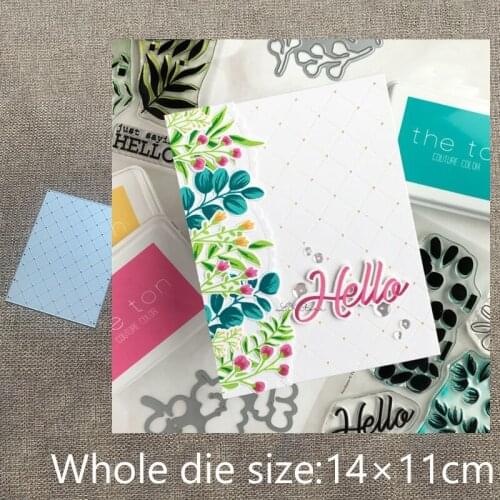 XLDesign Craft Metal Cutting Dies stencil mold Quilted Coverplate decoration scrapbook Album Paper Card Craft Embossing die cuts