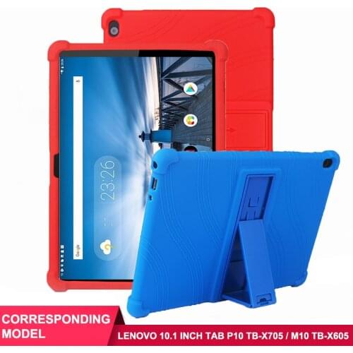 For Soft Silicon Case For Lenovo tab M10 TB-X605F TB-X505L Tab P10 TB-X705L TB-X705F 10.1 inch Tablet PC Protect shell