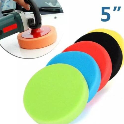 Portable Polishing Foam Cleaning Tools Waxing Set Pad Kit 34567inch 1pcs Multicolor Auto Polisher Buffer Vehicle