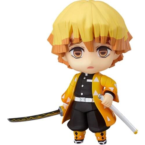 Pre-Sale Demon Slayer Agatsuma Zenitsu Q Version Anime Figures Model Toys Desktop Decoration Collectibles Model Toys