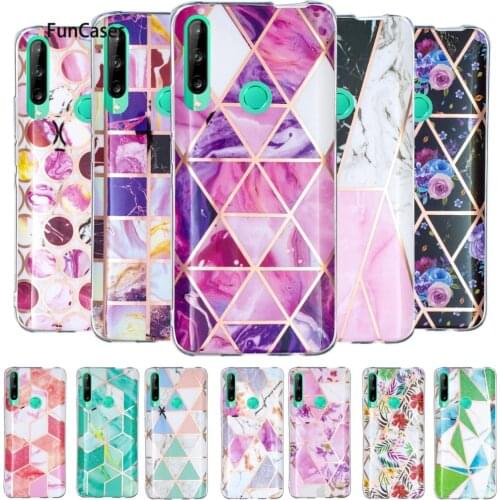 Mobilephone Covers For telefon Huawei Y6P Square Movil Holsters Clips Case sFor Bag Huawei funda Y6P Soft TPU Protector Huaewi