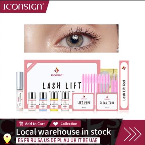 Dropshipping Upgrade Version Iconsign Lash Lift Kit Lashes Perm Set Can Do Your Logo Calia Beauty Make Up Fast Shippment