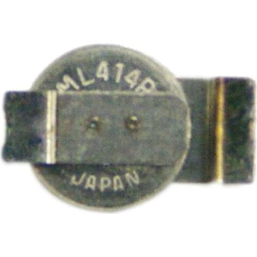 5PCS ML414 RTC/SRAM Backup Battery with Solder Tab MS414 ML414R/F9C 3V Lithium Button Cell Rechargeable Battery ML414