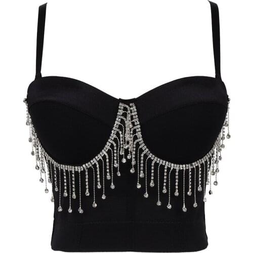 Jazz Dance Tops For Adult Shiny Pole Dance Wear Singer Outfit Designer Clothes Gogo Dancer Costume Sexy DJ DS Clothing DL7248