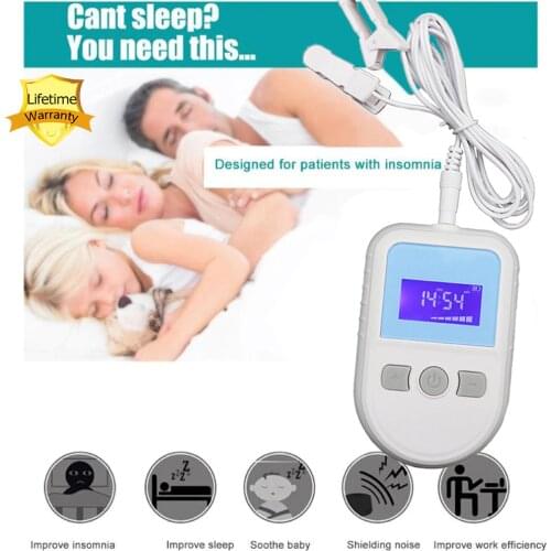 Sleep Aids CES Microcurrent Physiotherapy instrument Brain Stmulator Cure Insomnia Sleepless Anxiety Migraine No Sleep