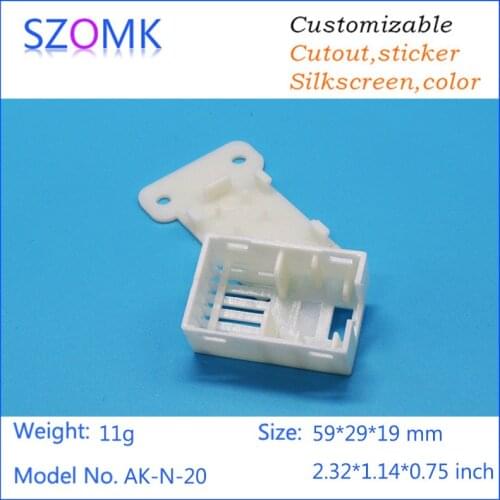 Enclosure box plastic housing project box (50pcs) 60*40*20mm electronics wall mount plastic enclosure instrument housing case