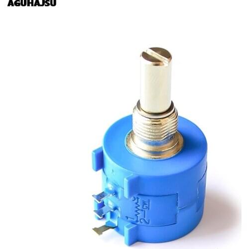 3590S-2-101 201 501 102 202 502 103 203 503 104 L 3590S 10K ohm Precision Multiturn Potentiometer 10 Ring Adjustable Resistor