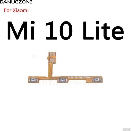 50PCS/Lot For Xiaomi Mi 10T 10 Pro Lite Ultra / Mi 10 Extreme Edition Power Button Switch Volume Button Mute On / Off Flex Cable