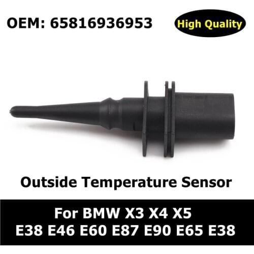65816936953 Outside Temperature Sensor For BMW E38 E46 E60 E87 E90 E65 E38 X3 X4 X5 Exterior Air Ambient Temperature Sensor