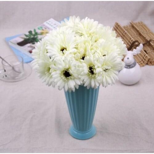 7pcs/set Gerbera bouquet simulation flower / silk flower artificial flowers gerbera home wedding holding flowers