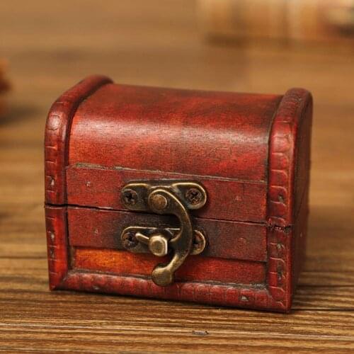 Antique Treasure Chest Jewelry Bracelet Gift Cards Storage Box Case Organizer chinese jewelry box бирки для ручной работы 2020