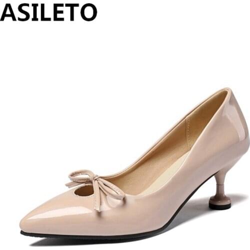 ASILETO Womens High-heeled Shoes