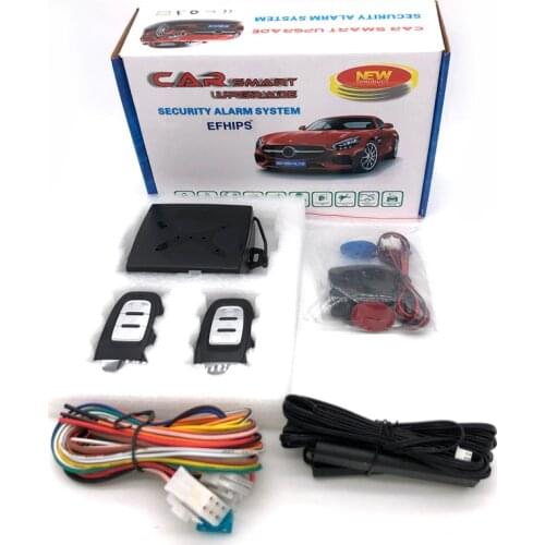 Auto Keyless Entry System Car Start Stop Button Universal Smart Key System Car Alarm Central Door Lock with Remote Control