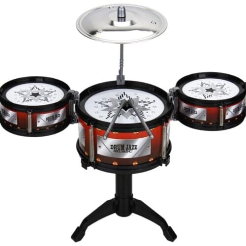 Toddler Toys Childrens Jazz Drum Kit Drum Set Music Toys Percussion Instrument Boys Early Education 3-6 Years Old Music