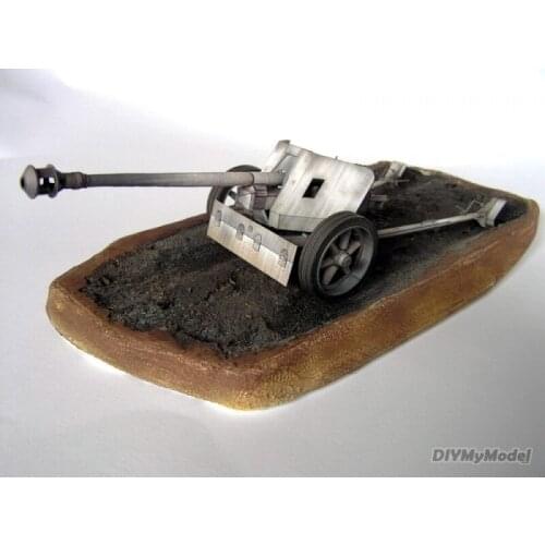 DIYMyModeI German Pak 40 anti tank gun DIY Handcraft Paper Model KIT Handmade Toy Puzzles Gift Movie prop