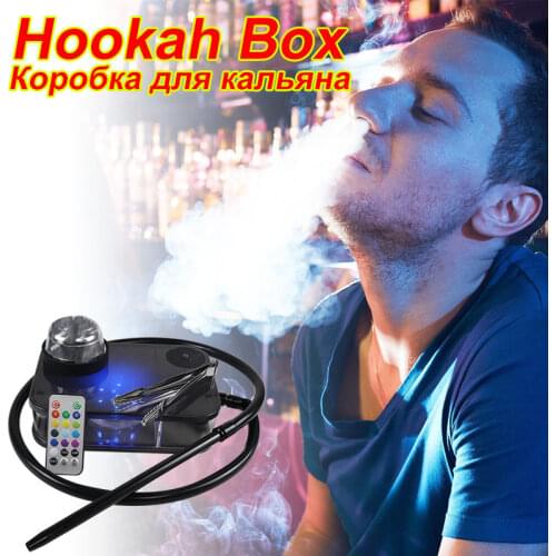 Smoking Shisha With LED Light Nargile Cachimba Water Pipe Chicha Kit Accessories For Smoking кальян Shisha 1 Set