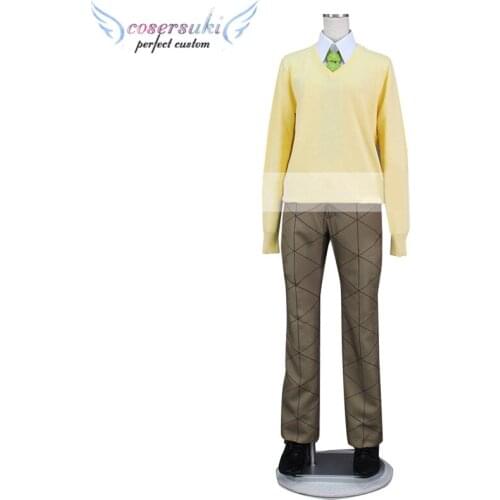 Demon Slayer: Kimetsu no Yaiba Agatsuma Zenitsu Cosplay Carnaval Costume Halloween Christmas Costume