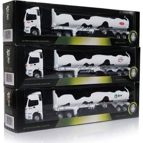 Xcartoys 1:76 Dairy Milk Truck Simulation Model Car