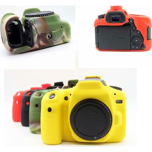 NEW Soft Silicone Case Camera Protective Body Bag For Canon 5D2 5DII 90D 77D 750D 3000D 4000D M50 6D2 Camera Bag