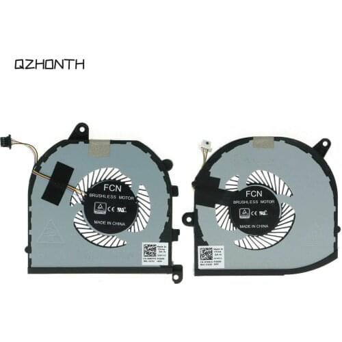 Laptop New CPU + GPU Cooling Fan Set For DELL XPS 15 9570 0TK9J1 008YY9